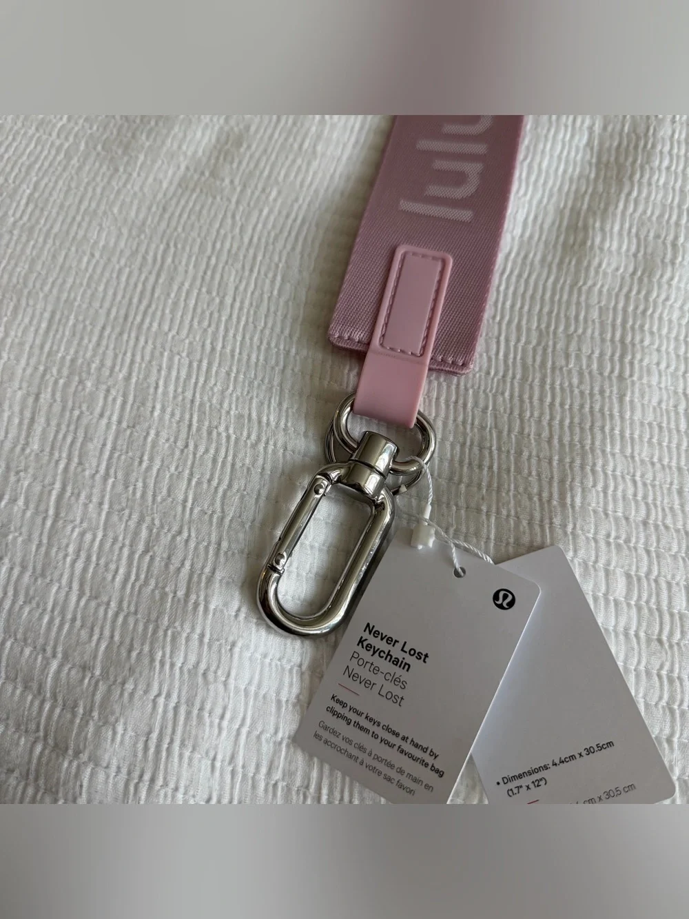 Lululemon Never Lost Keychain Strap — Brand new with tags